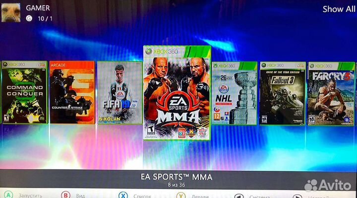 Фрибут Xbox 360 Slim + Много Игр