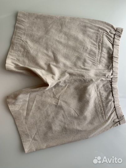 Шорты лен uniqlo L