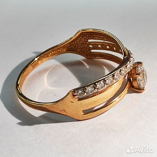 Кольцо золотое (арт 125878) Д15