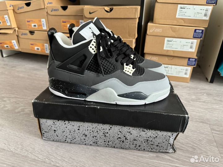 Кроссовки Nike air jordan 4 зимние с мехом