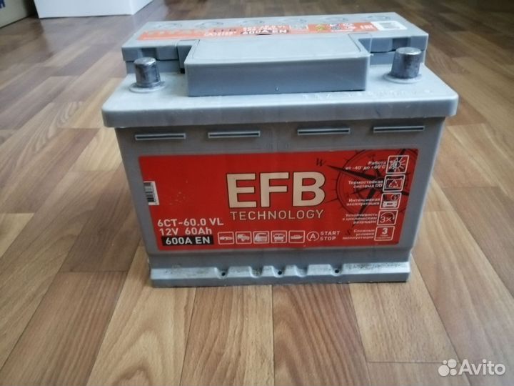 Аккумулятор автомобильный 60 ач бу