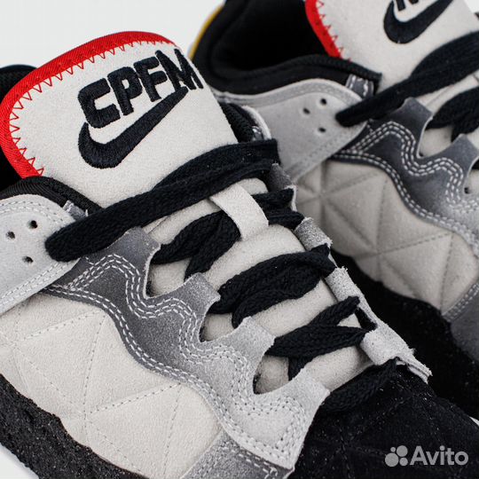 Кроссовки Nike x cpfm Dunk Mid Grey / Black