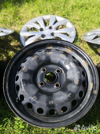 Штампованные диски r15 4x100 бу