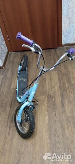 Самокат с надувными колесами