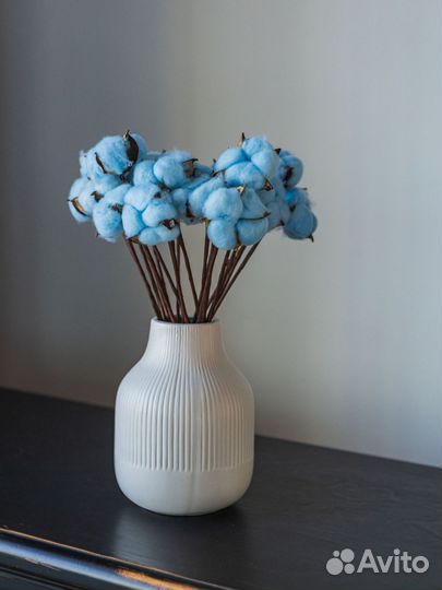 Сухоцветы хлопок букет