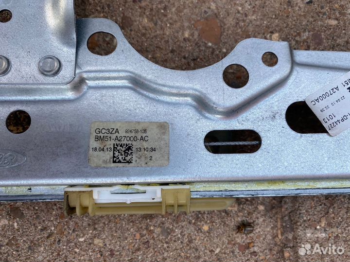 Стеклоподъемник механич задний правый Ford Focus 3