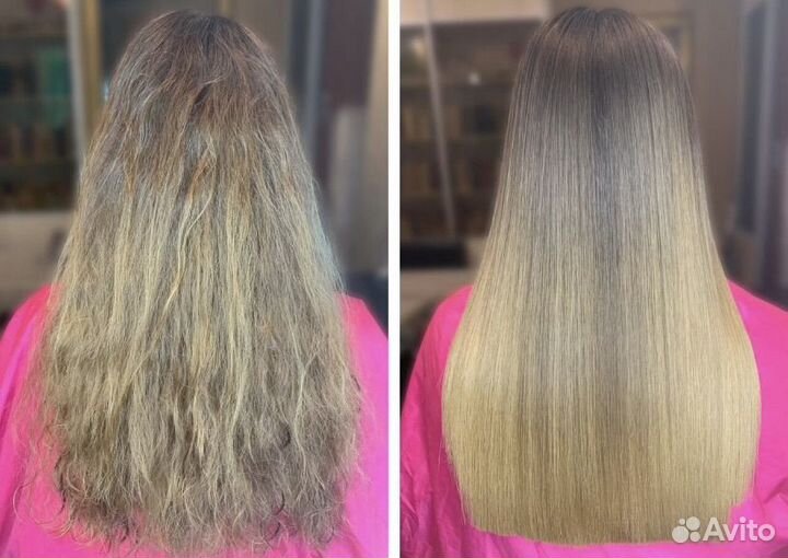 Кератиновое выпрямление