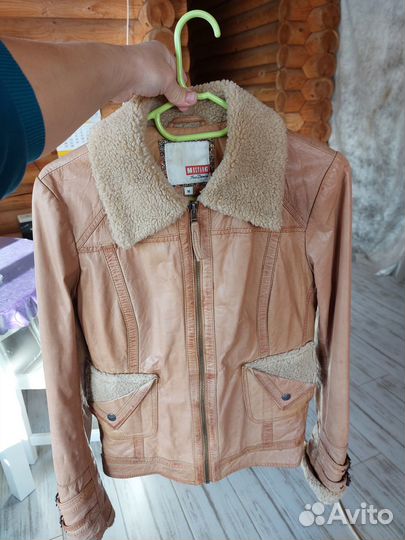 Куртка кожаная Mustang 46 р