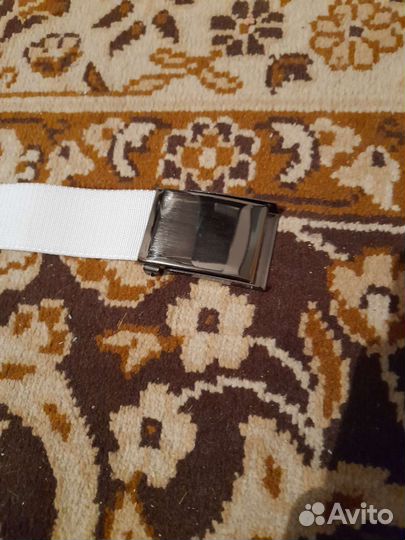 Ремень мужской белый