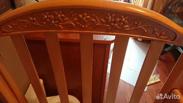 Кровать-качалка детская для новорождённых и матрас