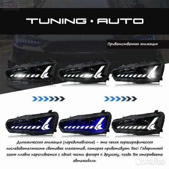 Фары Mitsubishi Lancer / Galant NEW L0597