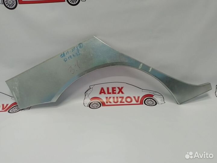 Кузовные пороги Toyota Vitz 2 (XP90) 2005-2011 сед