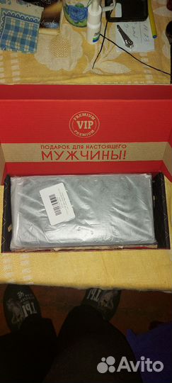 Кошелек мужской кожаный новый