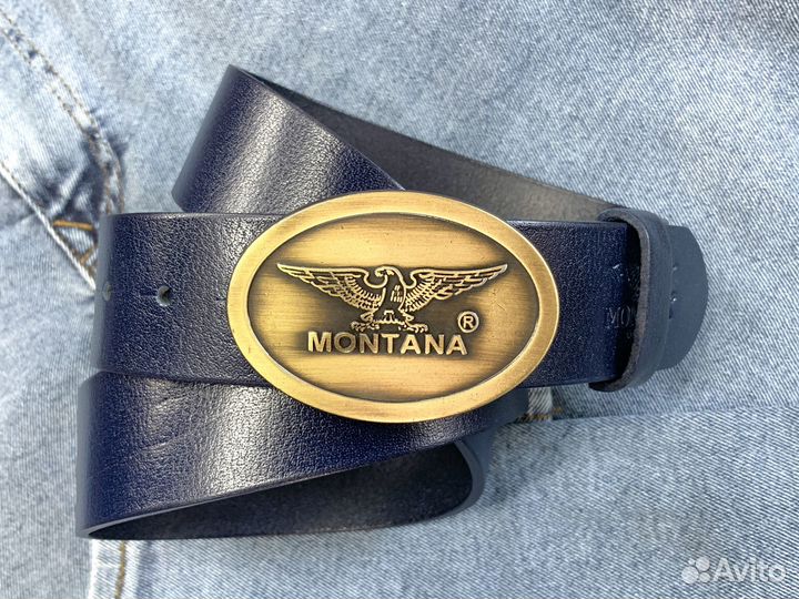 Ремень Montana Blue Gold