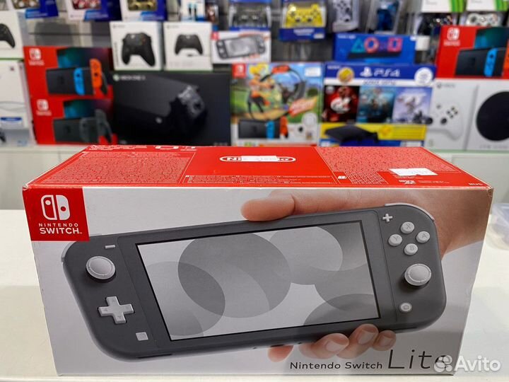 Новая NIntendo Switch Lite Gray(гарантия, магазин)