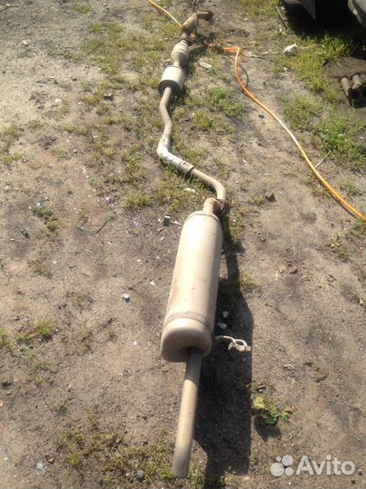 Глушитель. Резонатор. Kia Rio 3. Седан