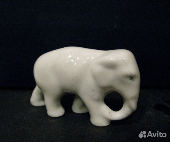 Слон Фарфор СССР/ Винтаж-Отличное Сост