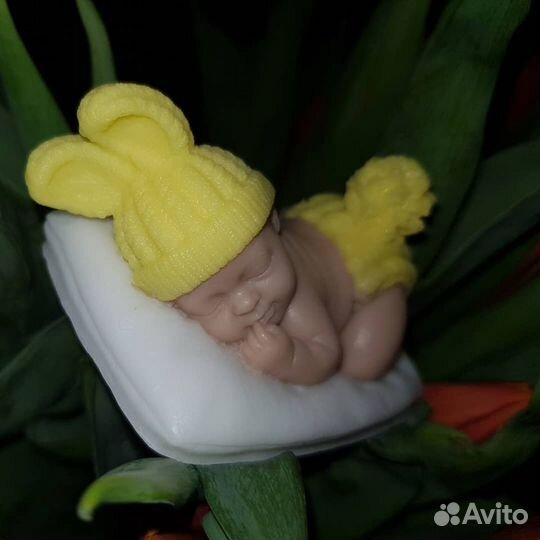 Мыло-сувенир Малыш на подушке
