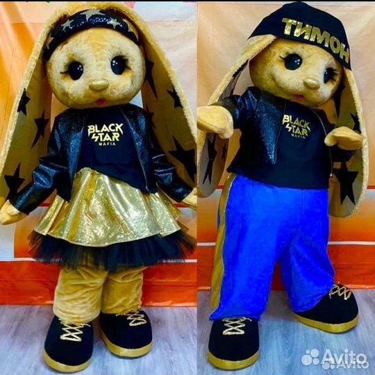 Ростовые куклы мишки зайки