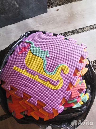 Мягкий коврик пазл