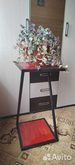 Подставка (полка) для цветов напольная (лофт)