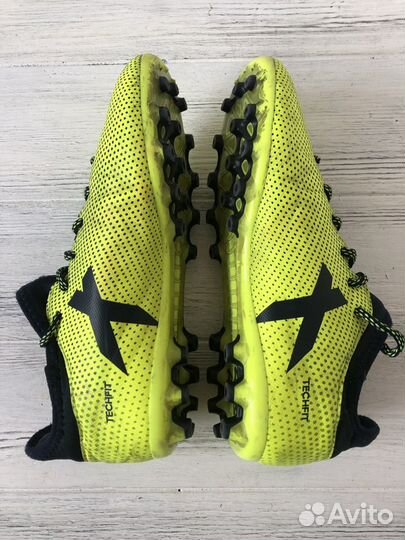 Детские бутсы Adidas X 17.4 AG US 4