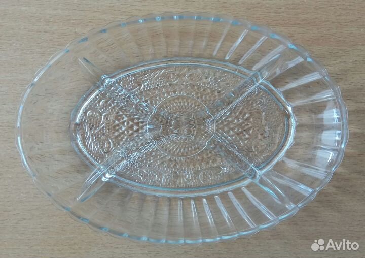 Менажницы хрустальные