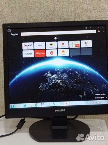 Монитор Philips 170v-17дюймов. Рабочий