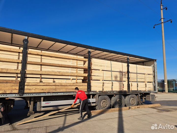 Доска обрезная, камерной сушки 25*100*6000