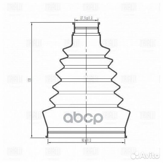Пыльник ШРУСа hyundai starex 97
