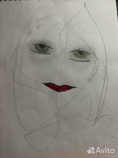 Произведение исскуства, делалось художником