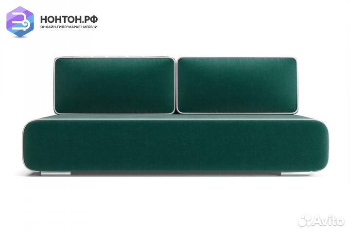 Диван еврокнижка Нео изумрудный