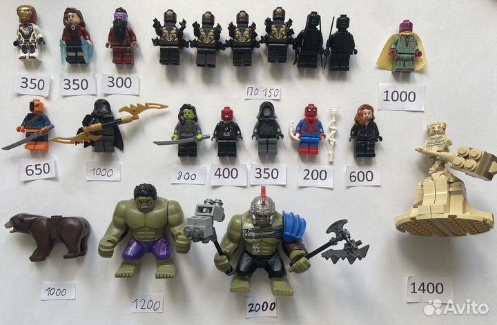 Лего фигурки Marvel,DC,city