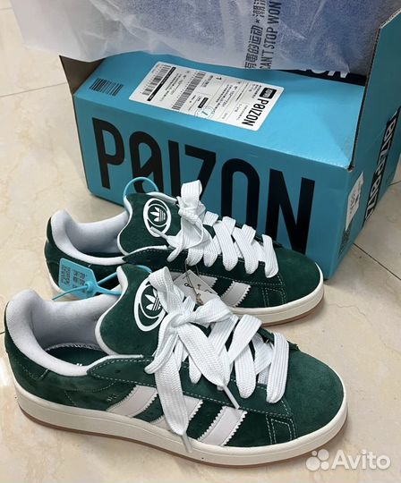 Adidas campus 00s green оригинал