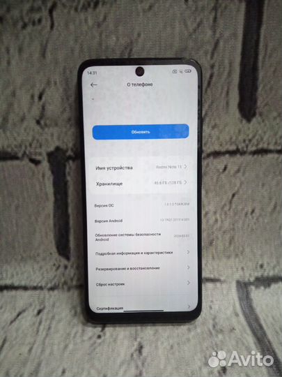 Xiaomi Redmi Note 11, 4/128 ГБ