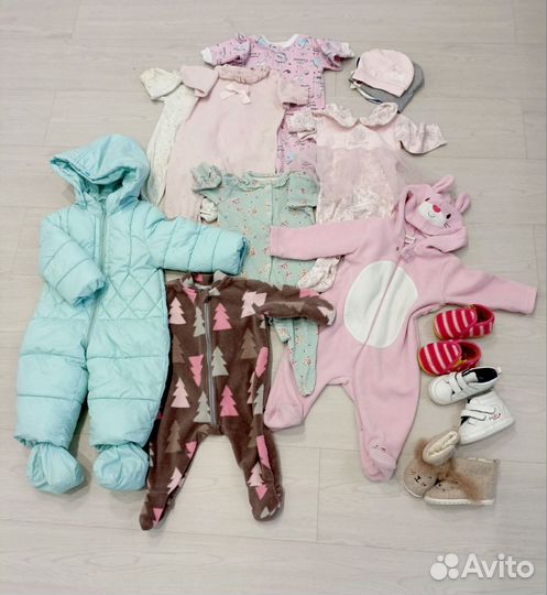 Продам детские вещи одним лотом 62-68р