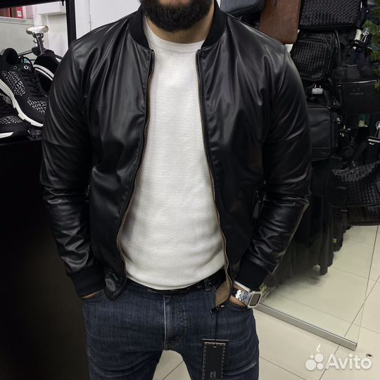 Кожаная куртка двухсторонняя