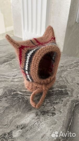 Шапка для собаки, для кошки в стиле burberry