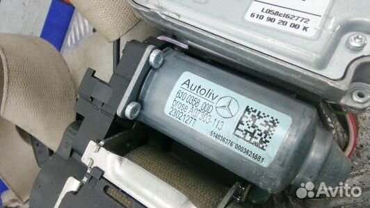 Ремень безопасности с пиропатроном сиденья передне