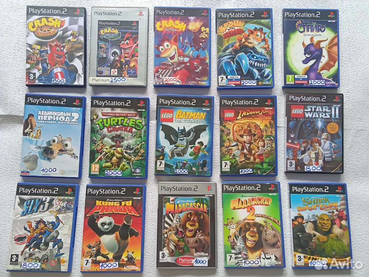 Игры для PS2 лицензия