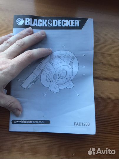 Автомобильный пылесос black & decker PAD1200