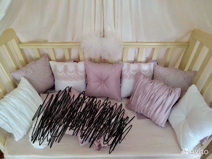 Бортики в кроватку