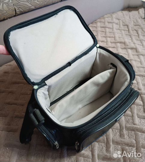 Сумка натуральная кожа для видео или фотокамеры