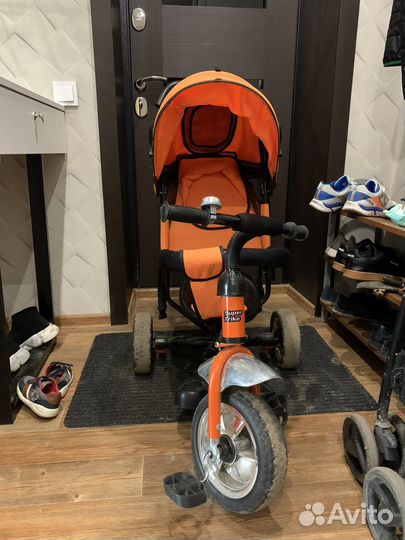 Велосипед с ручкой