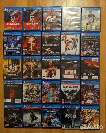 Диски sony PlayStation 4 и PlayStation 5