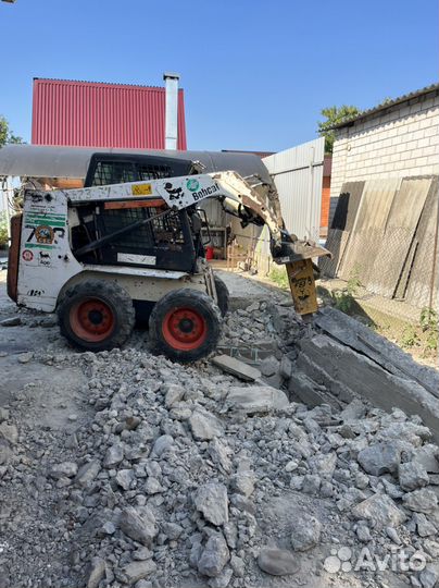 Услуги мини погрузчика Bobcat ямобур гидромолот
