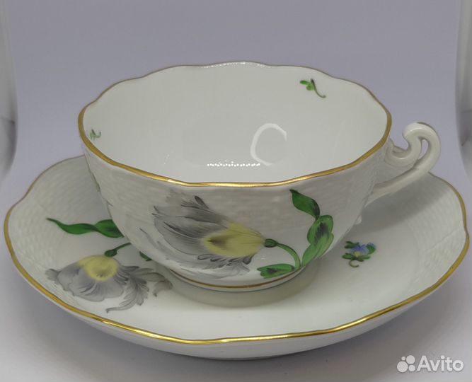 Антикварное чайное трио Herend