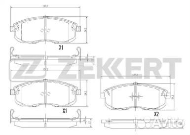 Колодки тормозные Fr NI Juke, Maxima, Teana, Tiida