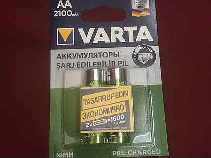 Аккумуляторы Varta AA HR6 2100mAh