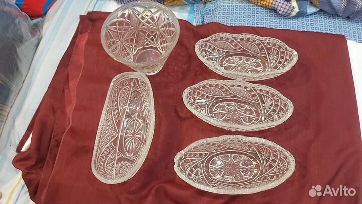 Вазы хрустальные СССР